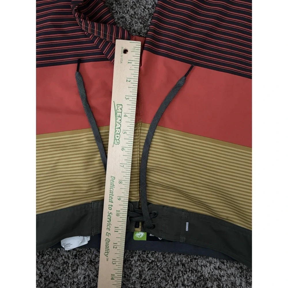 Quiksilver Highline Surfsilk Tijuana Brown Board Shorts Size 30 Men Swim Surf T